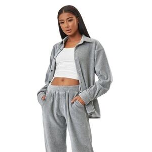 Two piece corduroy woody jacket and pants